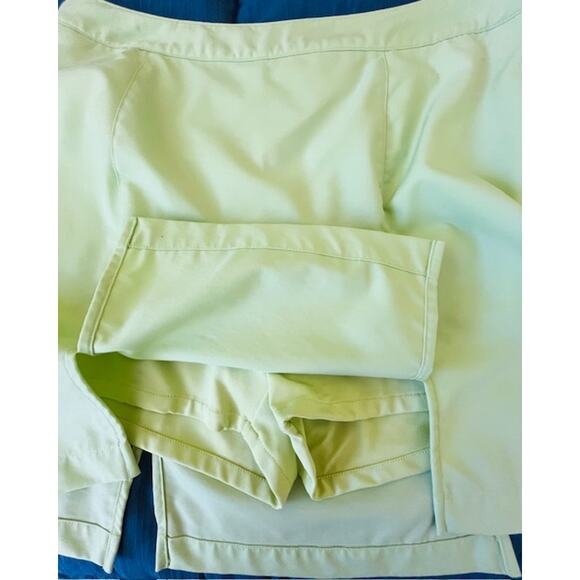 Ashworth weather systems light lime green athletic golf skort women's size 10 - Picture 6 of 6